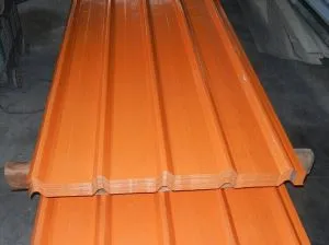 Galvanized corrugated hlau panels